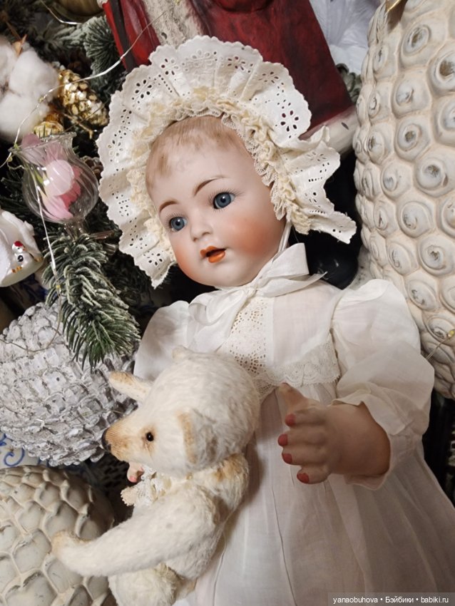 Антикварный небольшой редкий пупс Каммер Рейнхард 127, рост 31 см (фото 7)