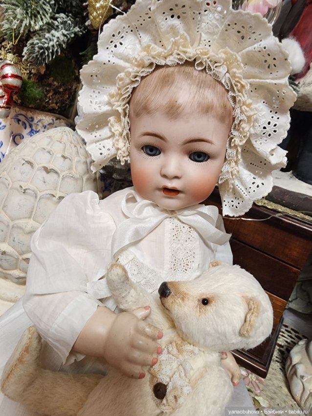 Антикварный небольшой редкий пупс Каммер Рейнхард 127, рост 31 см (фото 5)