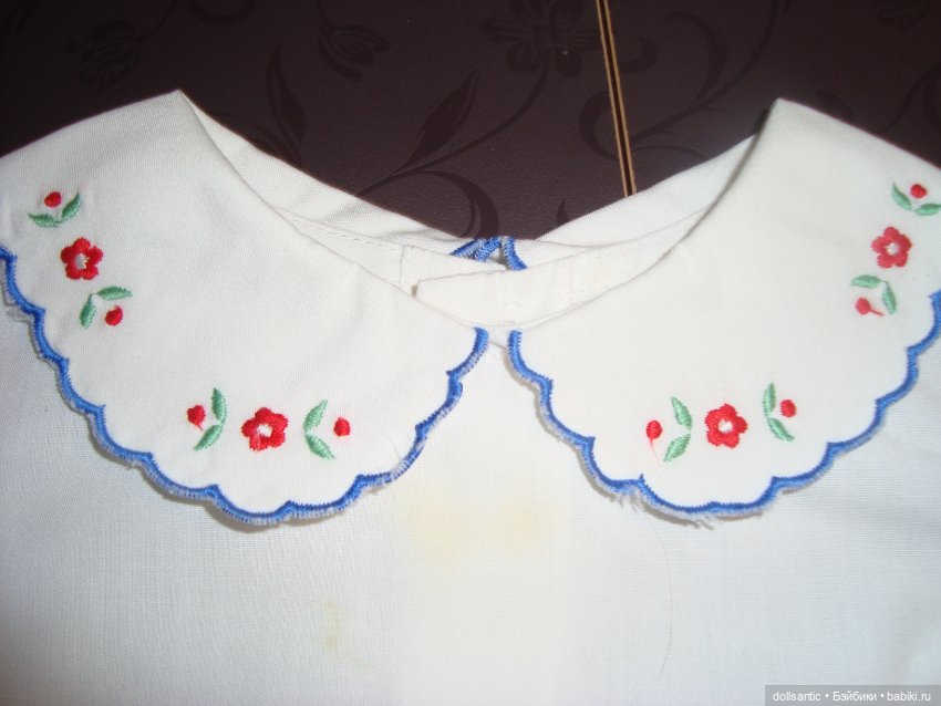 Блузка для антикварной (винтажной) куклы (фото 4)