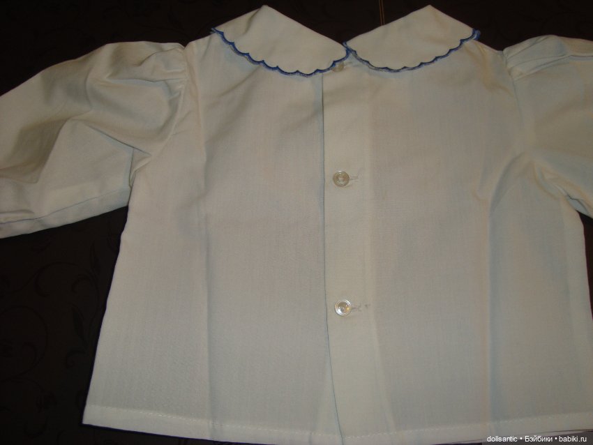Блузка для антикварной (винтажной) куклы (фото 2)