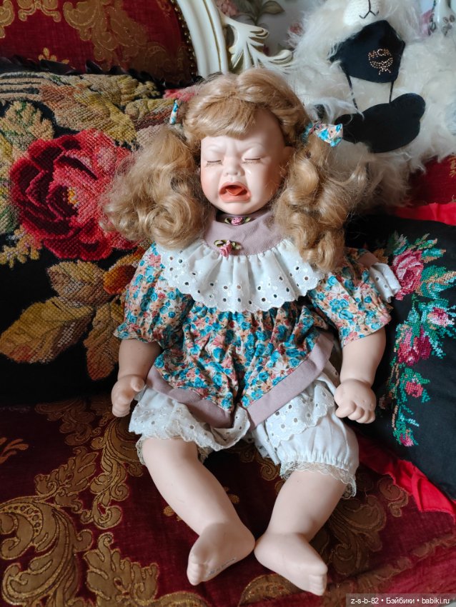 Винтажная плакса — Фарфоровые куклы (фото 2)