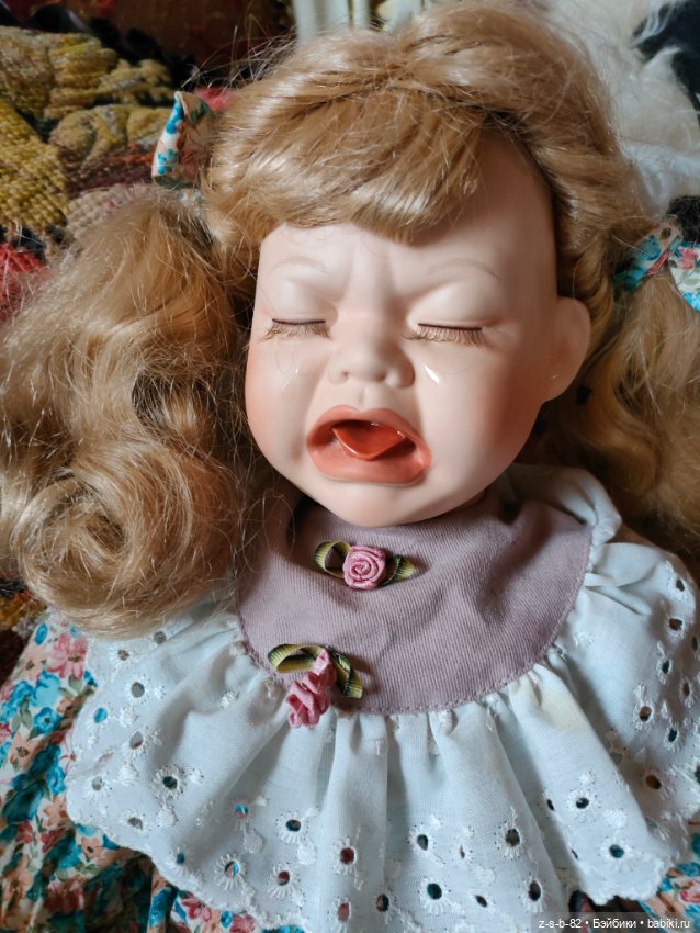 Винтажная плакса — Фарфоровые куклы (фото 6)