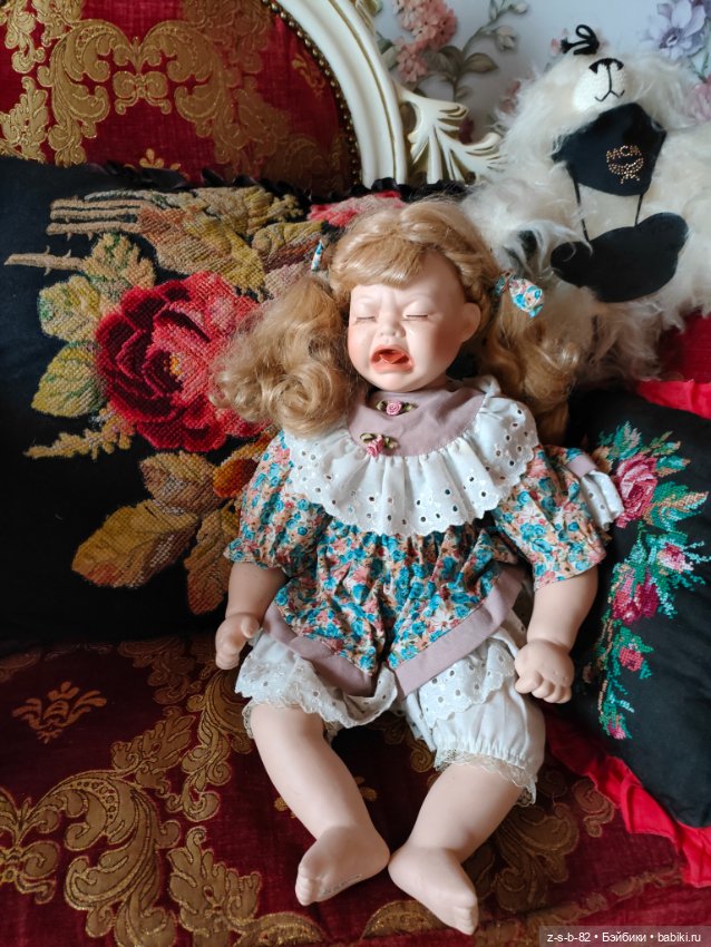 Винтажная плакса — Фарфоровые куклы (фото 3)