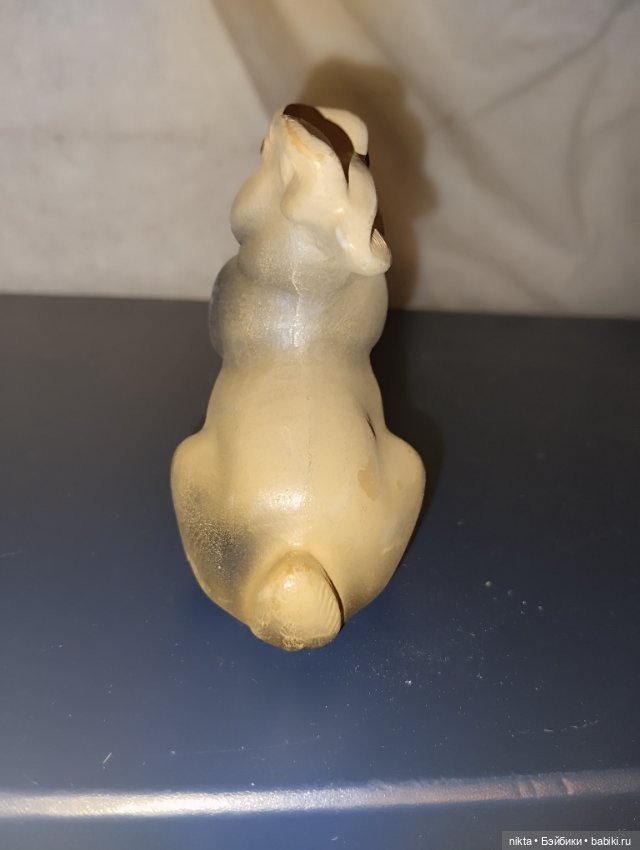 Резиновая игрушка СССР Красный треугольник Заяц (фото 3)