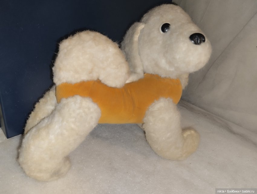 Мягкая игрушка СССР Собака плюшевая (фото 2)