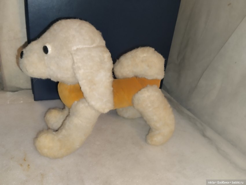 Мягкая игрушка СССР Собака плюшевая (фото 4)