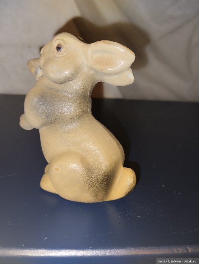 Резиновая игрушка СССР Красный треугольник Заяц (фото 4)