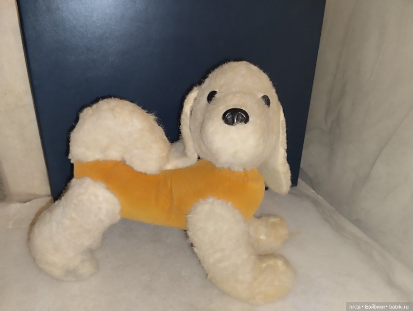 Мягкая игрушка СССР Собака плюшевая