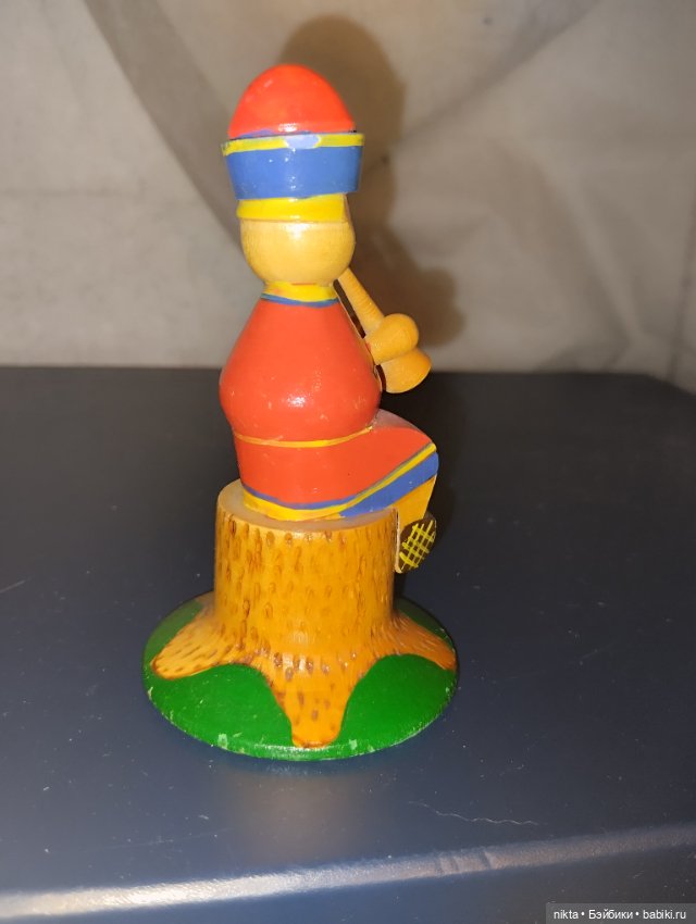 Деревянная фигурка, игрушка СССР Пастушок (фото 2)