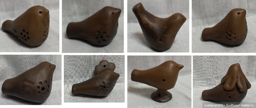 Свистульки-пичужки для творчества