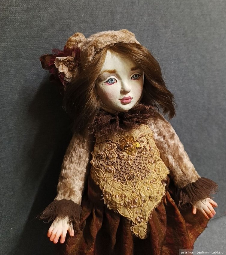 Тедди Долл Мишечка I — Авторские куклы (фото 4)