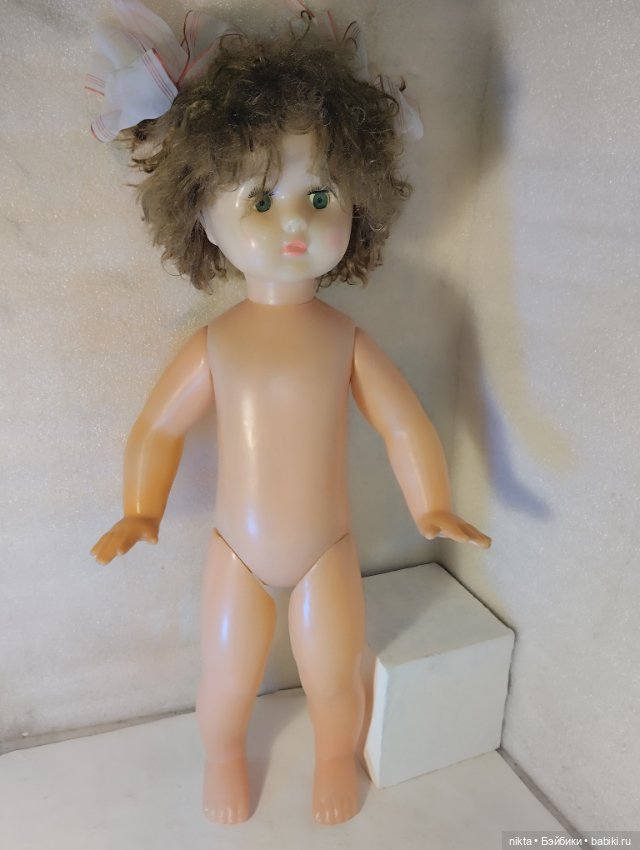 Кукла СССР Марина Родное платье с редким принтом (фото 6)