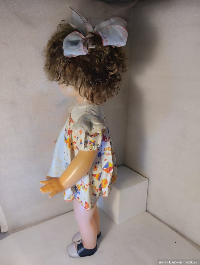 Кукла СССР Марина Родное платье с редким принтом (фото 5)