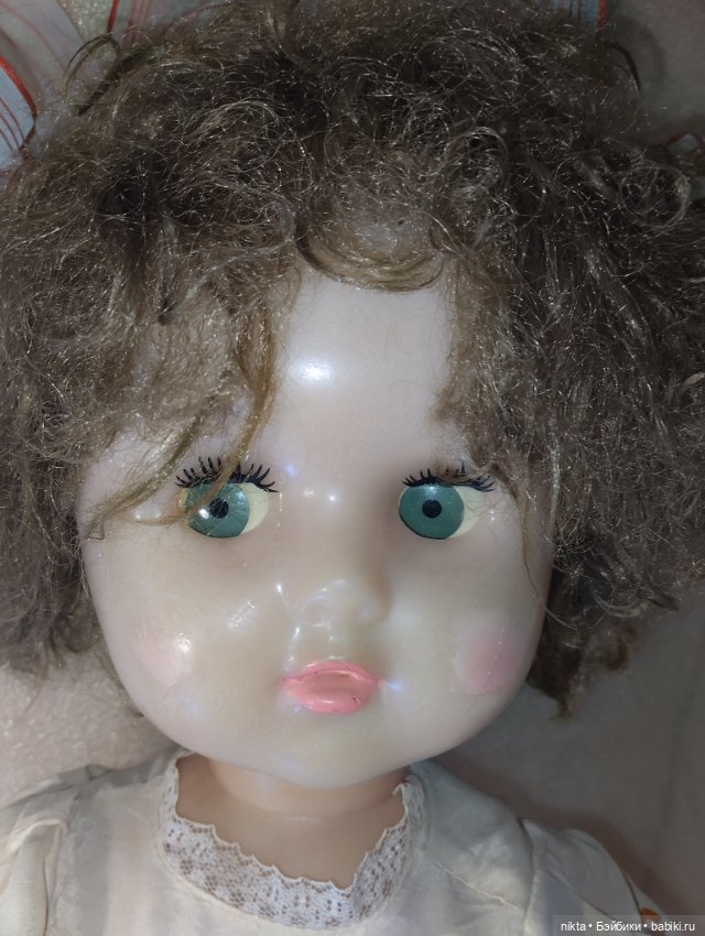 Кукла СССР Марина Родное платье с редким принтом (фото 2)