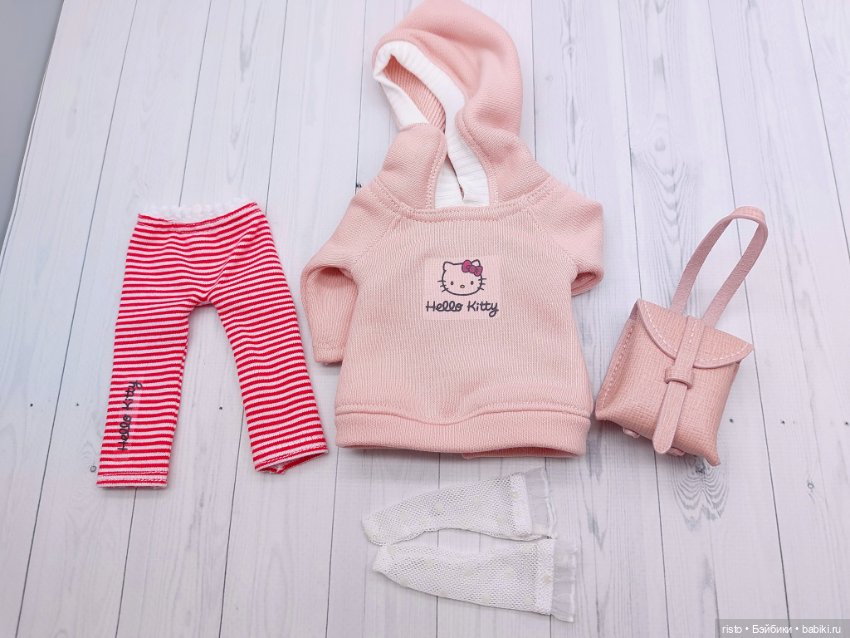 Комплект "Hello Kittу" с рюкзаком для пельменей Meadow dolls от Елены Грибановой (фото 3)