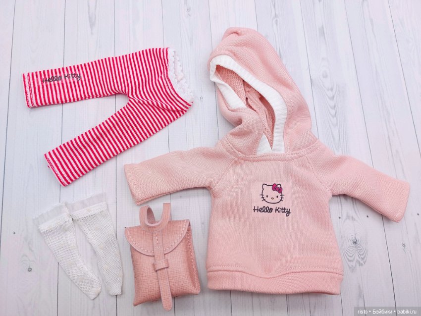 Комплект "Hello Kittу" с рюкзаком для пельменей Meadow dolls от Елены Грибановой (фото 2)