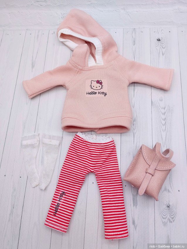 Комплект "Hello Kittу" с рюкзаком для пельменей Meadow dolls от Елены Грибановой (фото 4)