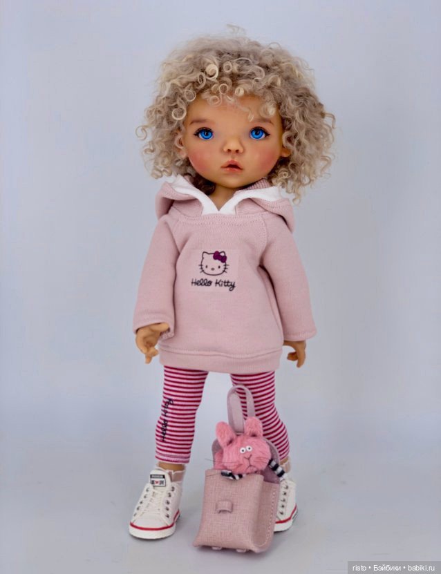 Комплект "Hello Kittу" с рюкзаком для пельменей Meadow dolls от Елены Грибановой