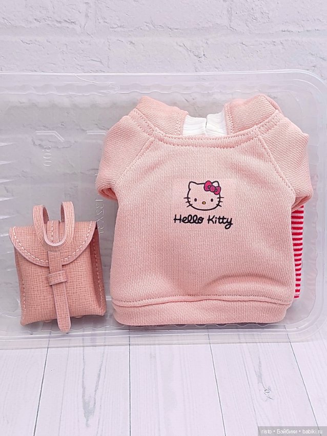 Комплект "Hello Kittу" с рюкзаком для пельменей Meadow dolls от Елены Грибановой (фото 10)