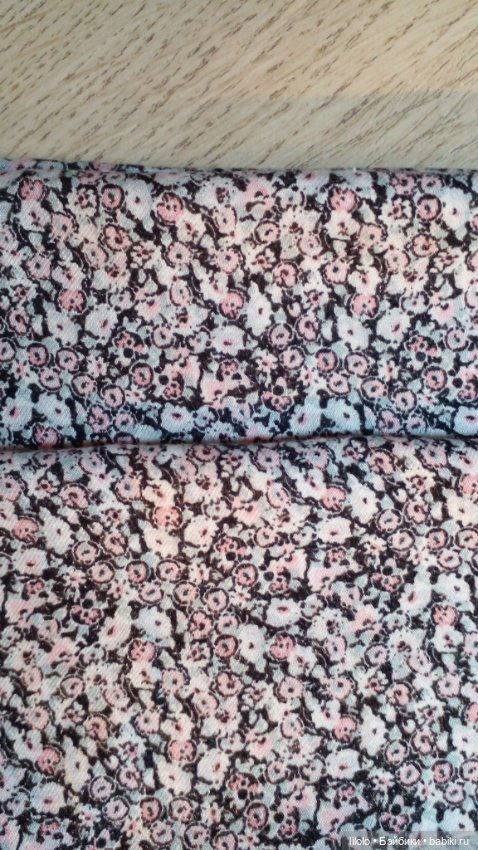 Лот ткани для кукольного рукоделия