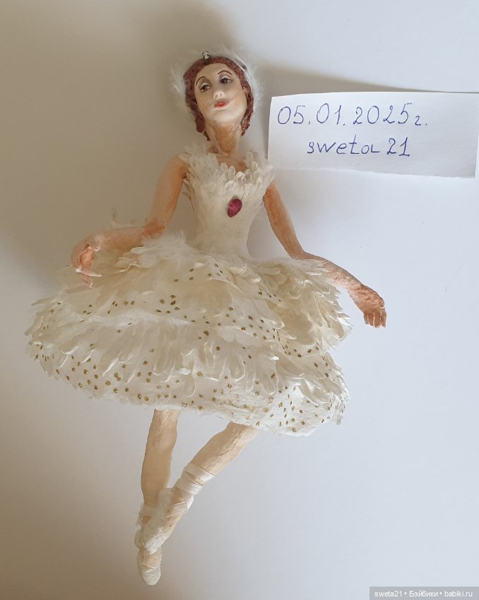 Ёлочная игрушка "Балерина" (фото 10)
