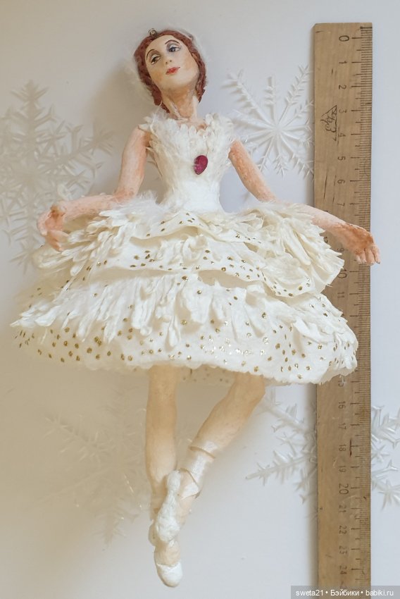 Ёлочная игрушка "Балерина" (фото 4)