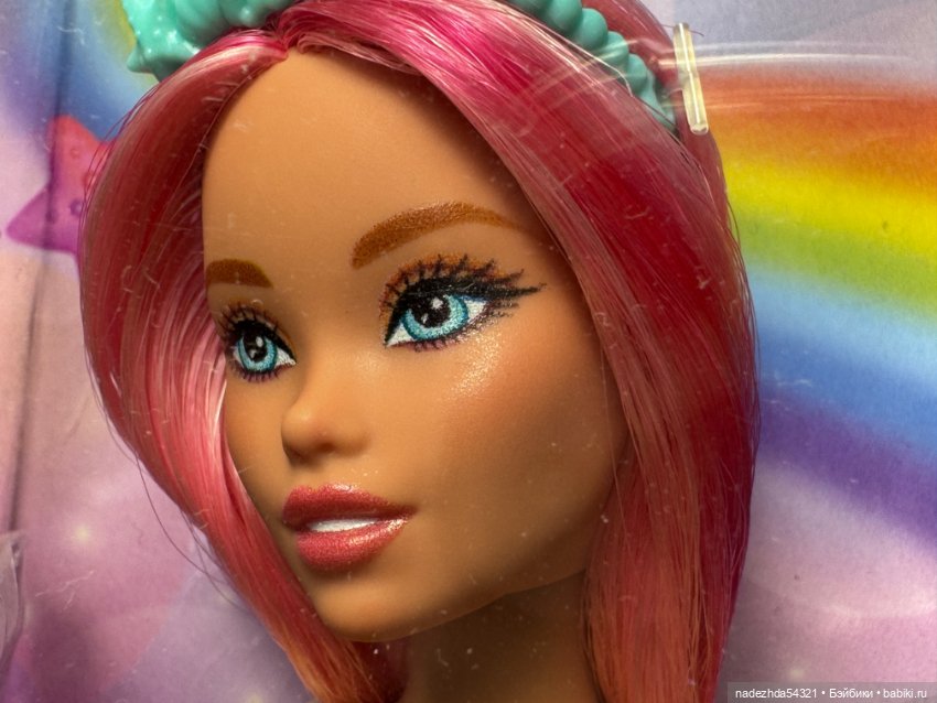 Русалка Одиль с розовыми волосами (фото 6)