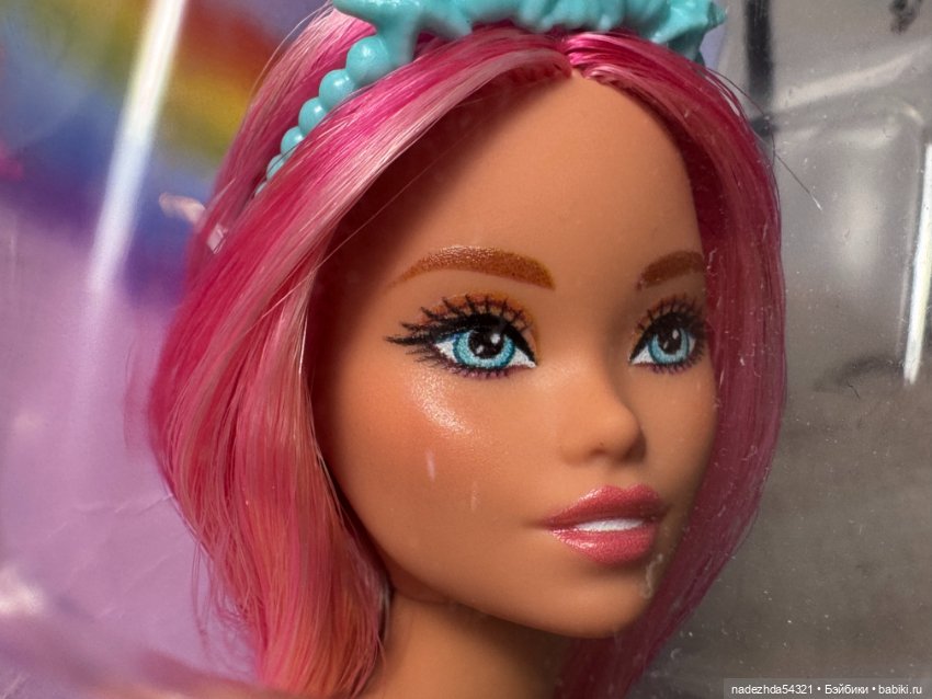 Русалка Одиль с розовыми волосами (фото 7)