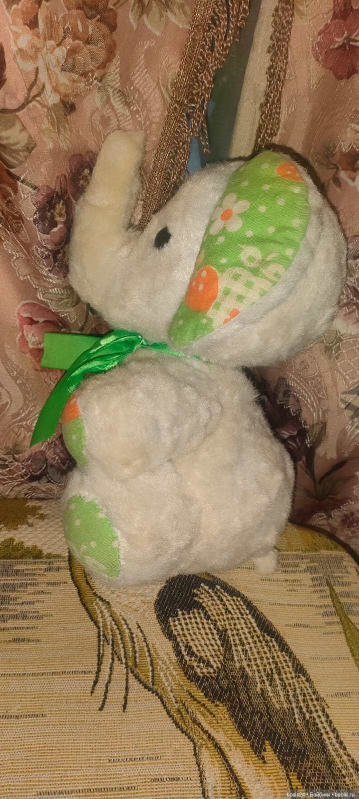 Игрушка СССР. Слон, слонёнок (фото 6)