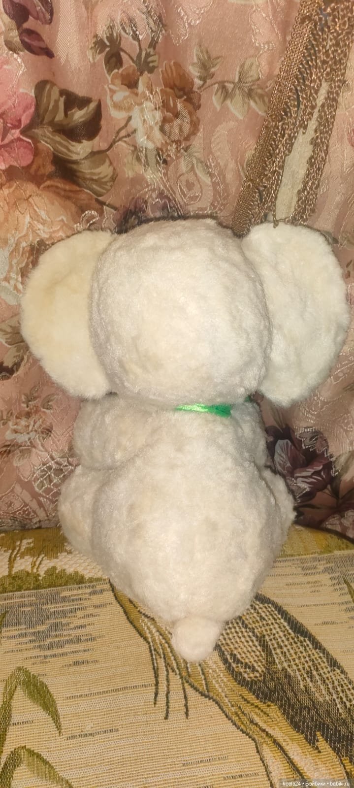 Игрушка СССР. Слон, слонёнок (фото 5)