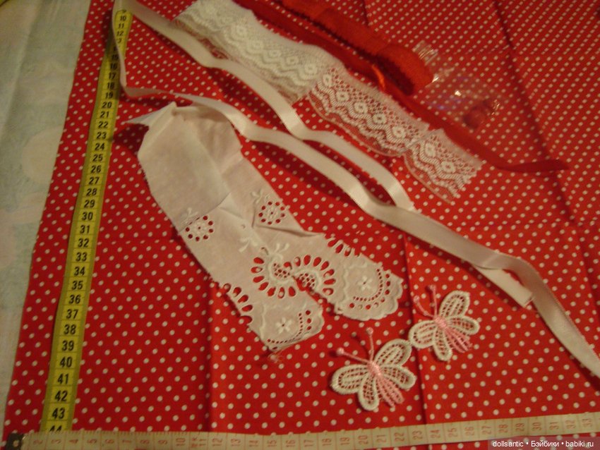 Набор для пошива платья небольшим куклам (фото 5)