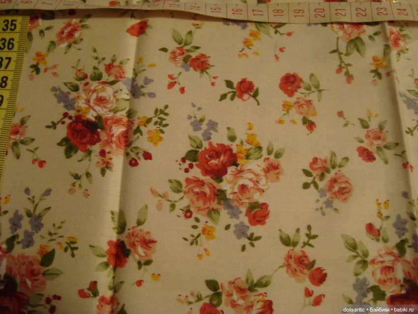 Набор для пошива платья небольшим куклам