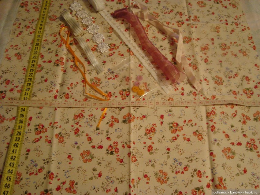 Набор для пошива платья небольшим куклам (фото 7)