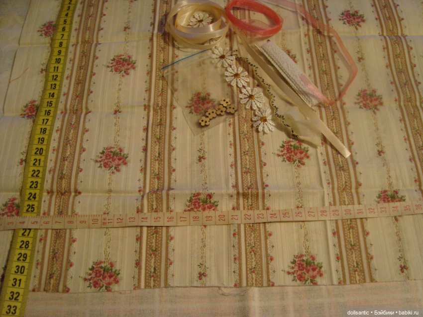 Набор для пошива платья небольшим куклам (фото 7)