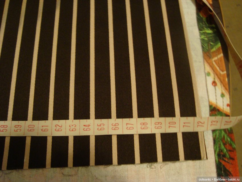 Набор для пошива платья небольшим куклам