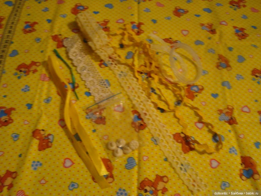 Набор для пошива платья куклам средних размеров (фото 6)