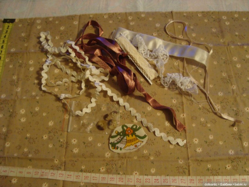 Набор для пошива платья небольшим куклам (фото 2)