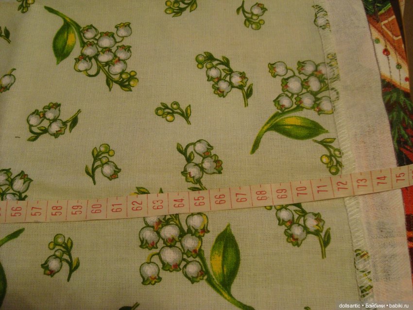 Набор для пошива платья куклам средних размеров