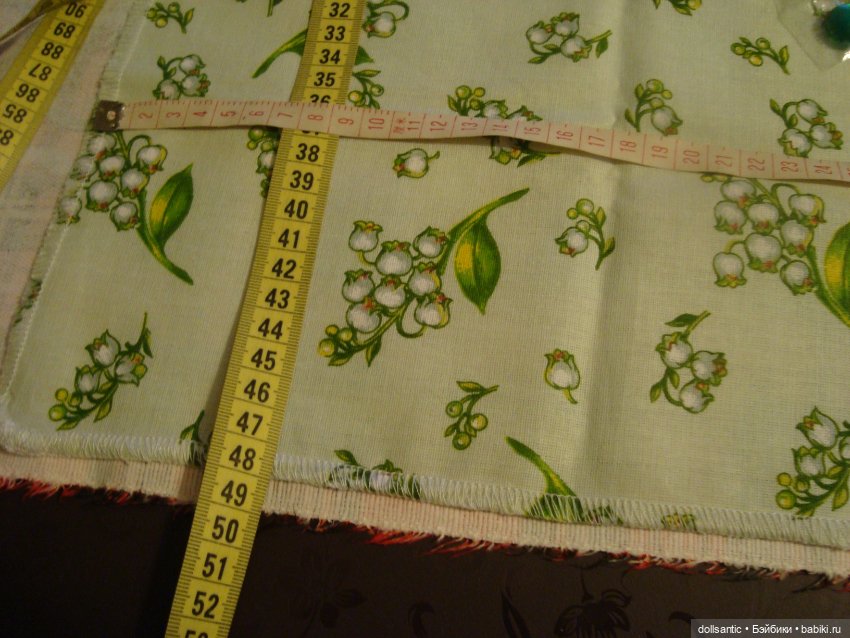 Набор для пошива платья куклам средних размеров