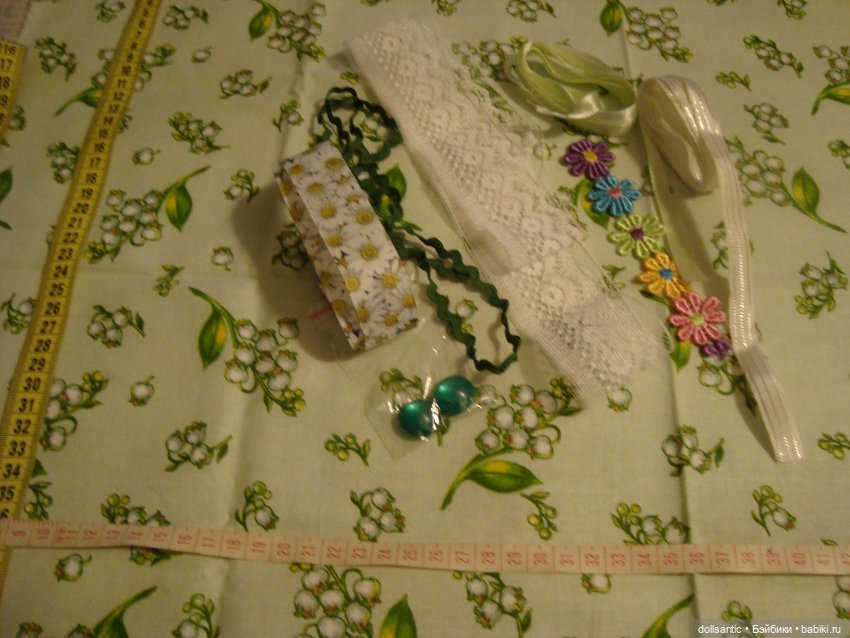 Набор для пошива платья куклам средних размеров (фото 10)