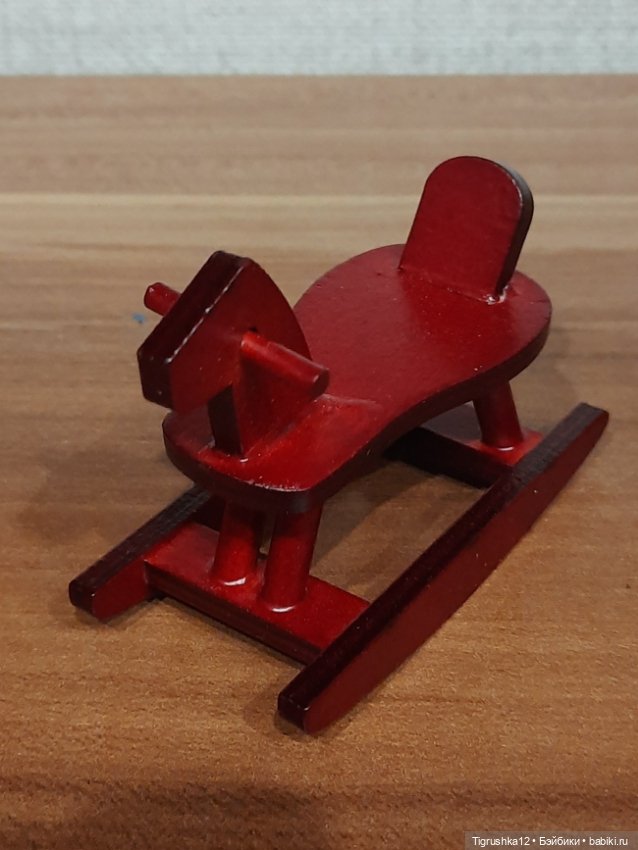 Лошадка качалка — Миниатюра для кукол (фото 3)