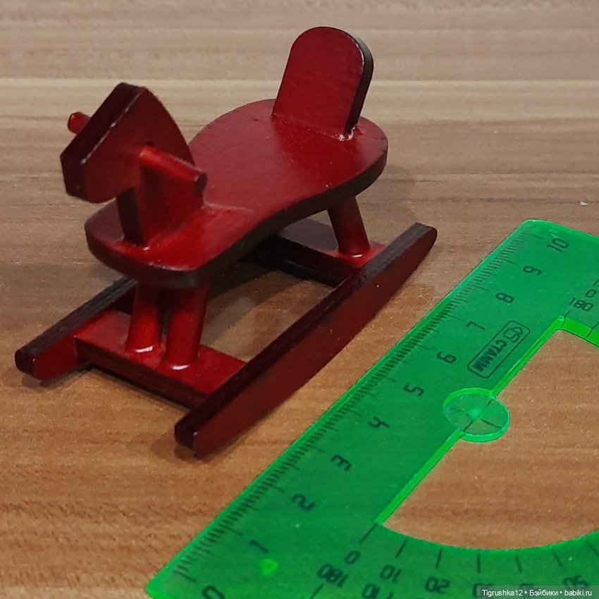 Лошадка качалка — Миниатюра для кукол (фото 4)