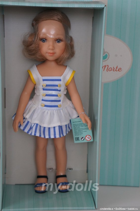 Кукла Бланка с каре#8 Reina del Norte