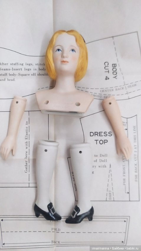 Реплика Пуританка - набор для создания куклы (431) (фото 4)