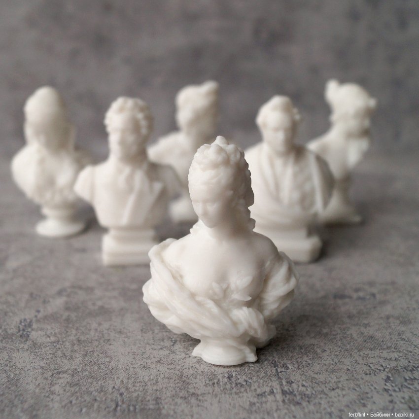 Скульптурные бюсты в масштабе 1:6