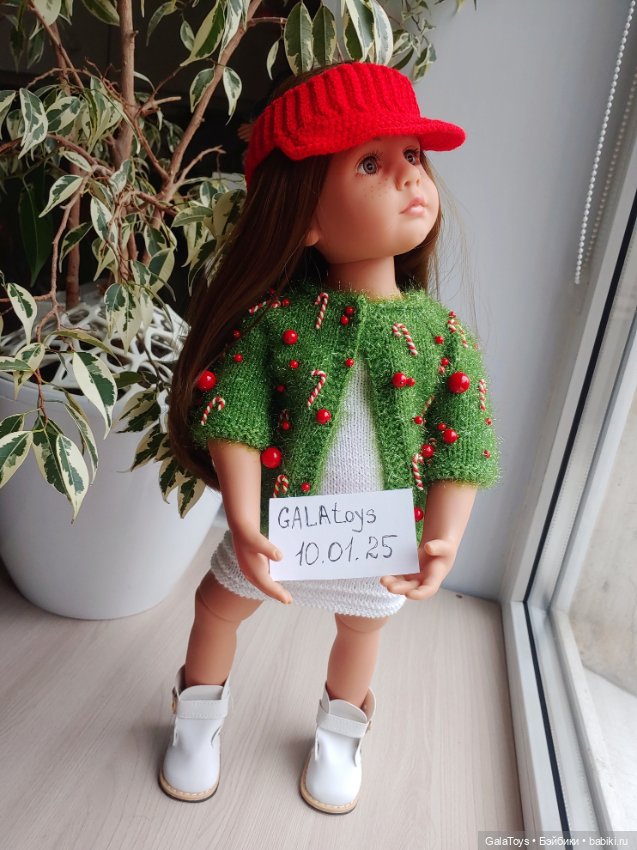 Одежда для Готц и Сой Ту от Паола Рейна. Новогодний комплект (фото 8)