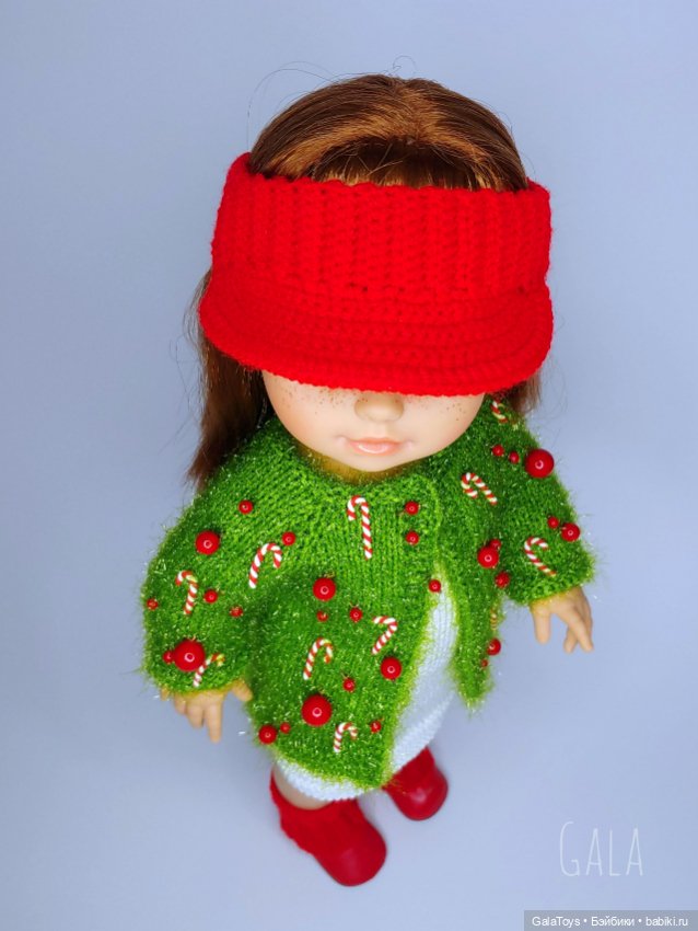 Одежда для Готц и Сой Ту от Паола Рейна. Новогодний комплект (фото 2)