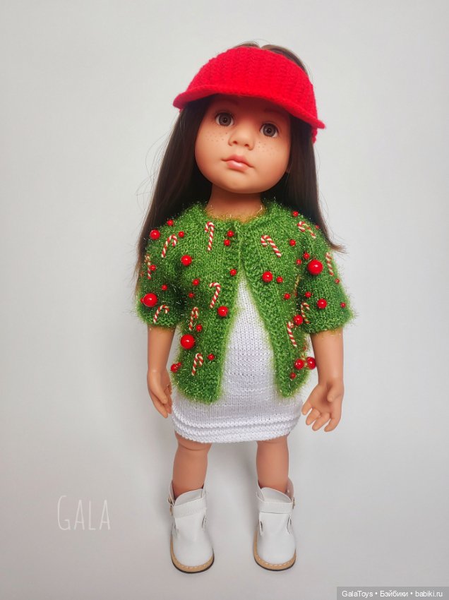 Одежда для Готц и Сой Ту от Паола Рейна. Новогодний комплект (фото 3)