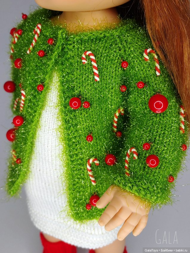 Одежда для Готц и Сой Ту от Паола Рейна. Новогодний комплект