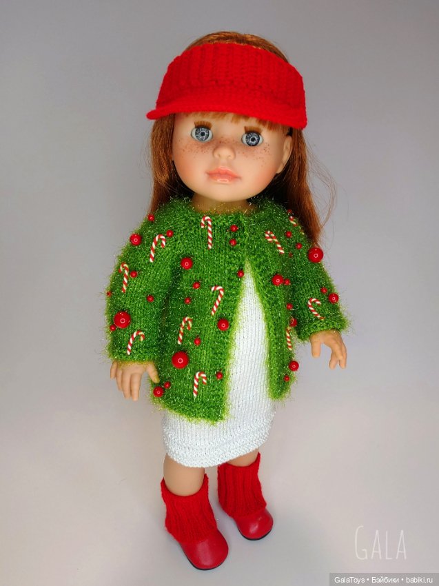 Одежда для Готц и Сой Ту от Паола Рейна. Новогодний комплект (фото 5)